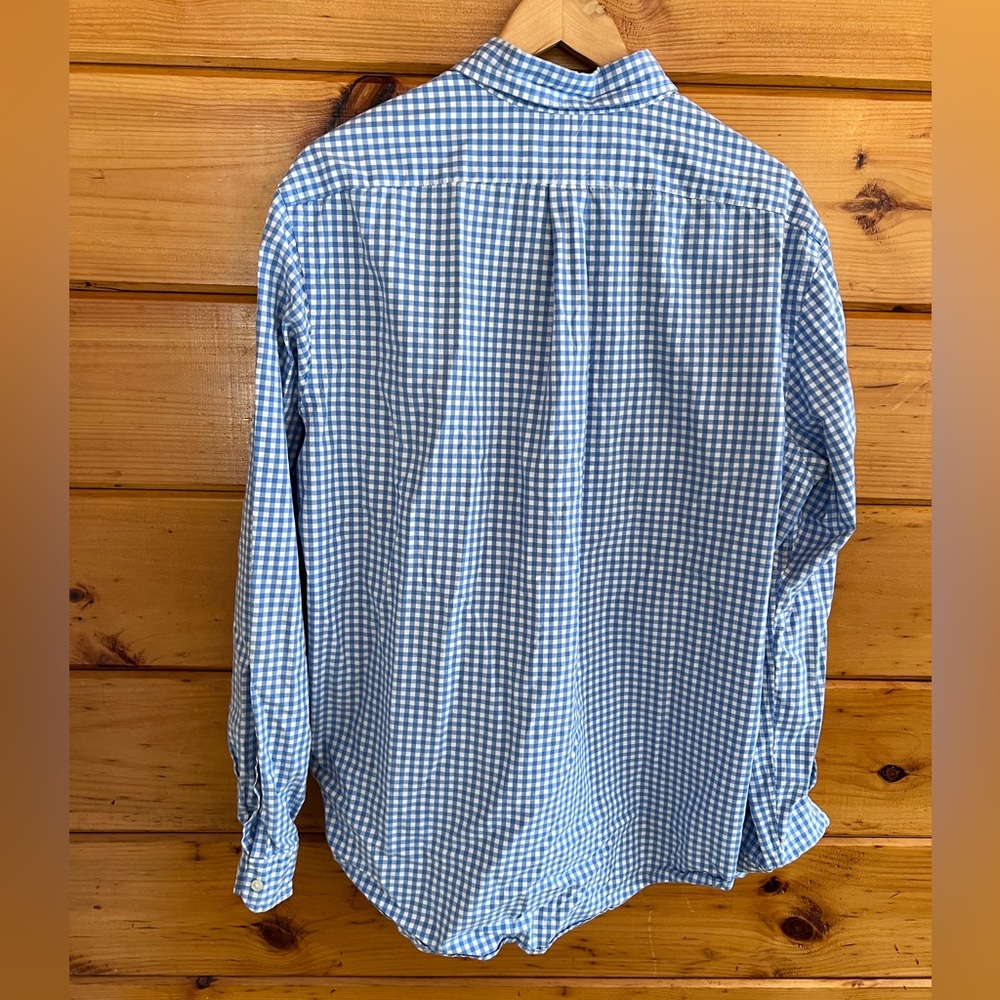 Polo Ralph Lauren Long Sleeve Long Sleeve Checkered Preppy Men’s Shirt XL Logo - Picture 3 of 3